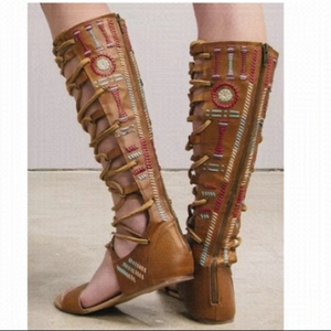 FREE People-Bellflower Gladiator Lace Up Sandals